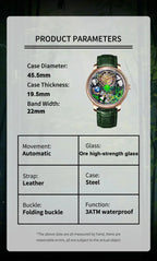 2025 PINDU New Panda Series National Treasure Symbol Men Mechanical Watch Rotating Crystal Ball 45.5MM Wristwatches Men M2791B Gola Watches