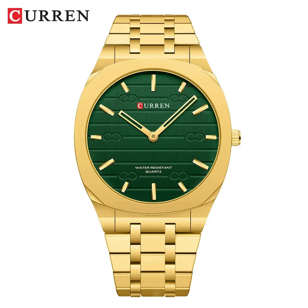 CURREN Fashion Brand Thin Quartz Watch Simple  Personalized Colors Wristwatches Waterproof 38 mm Dial Gola Watches