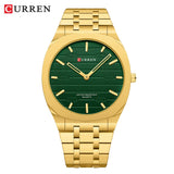 CURREN Fashion Brand Thin Quartz Watch Simple  Personalized Colors Wristwatches Waterproof 38 mm Dial