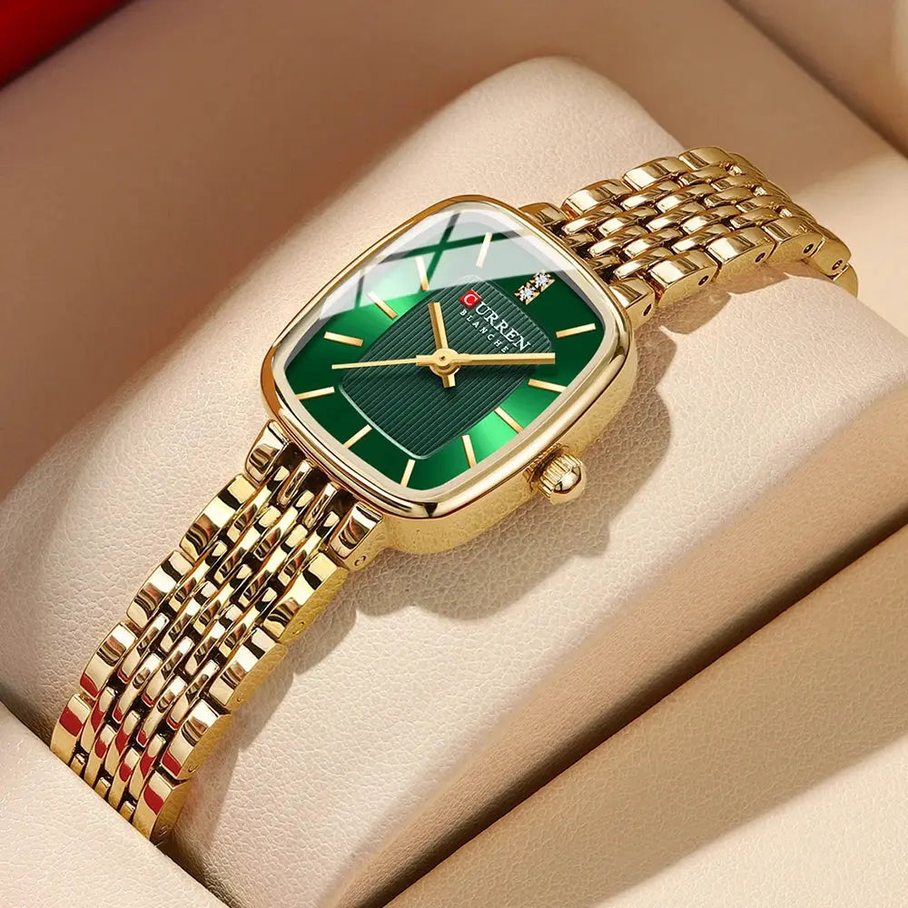 CURREN New Fashion Stainless Steel Date Women Watches Casual 30M Waterproof Girl Ladies Wristwatch Female Clock Relogio Feminino My Store