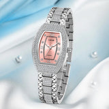 LIGE Fashion Luxury Square Watch For Woman Luminous Waterproof Date Ladies Watch Elegant Women's Quartz Watches Relogio Feminino