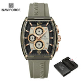 Top Brand NAVIFORCE Fashion Watches for Men Quartz Silicone Strap 50M Waterproof Date Original Man's WristWatch Reloj Hombr 2025