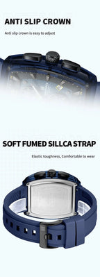 Top Brand NAVIFORCE Fashion Watches for Men Quartz Silicone Strap 50M Waterproof Date Original Man's WristWatch Reloj Hombr 2025 My Store