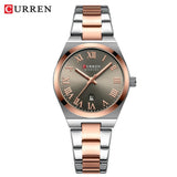 CURREN Watch Women,Watches for Women,Ladies Watches,Waterproof Fashion Dress Stainless Steel Bracelet Analog Watches Date