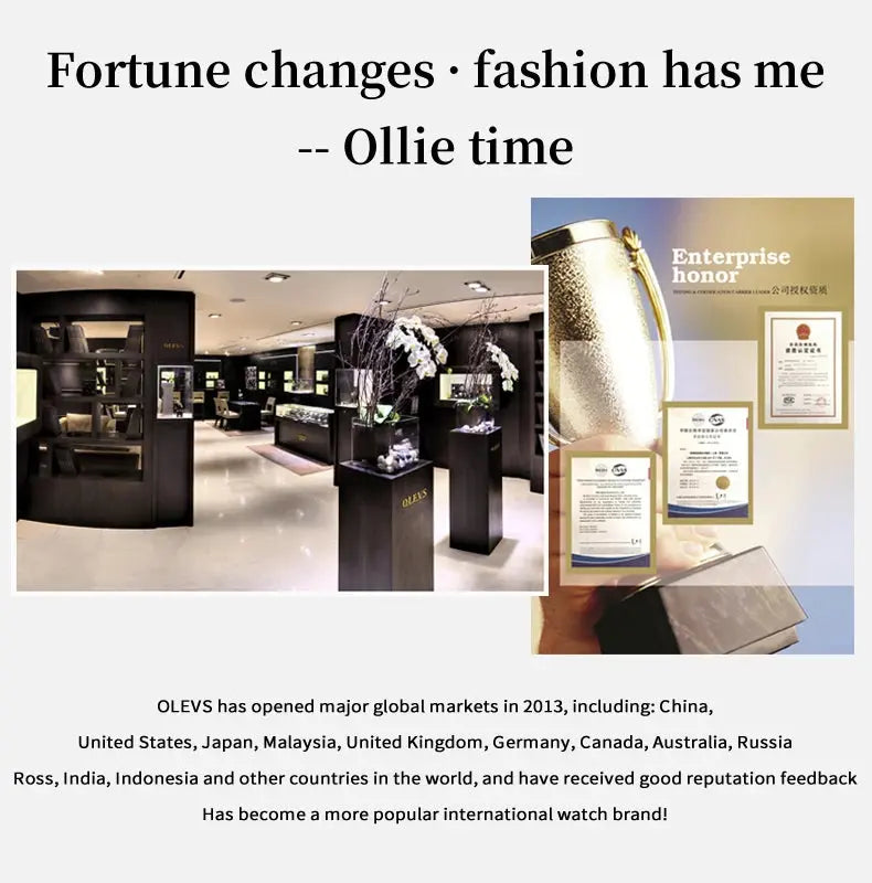 OLEVS Elegant Fashion Women's Watches Luxury Brand Original Quartz Watch for Ladies Waterproof Stainless Steel Luminous Date Gola Watches