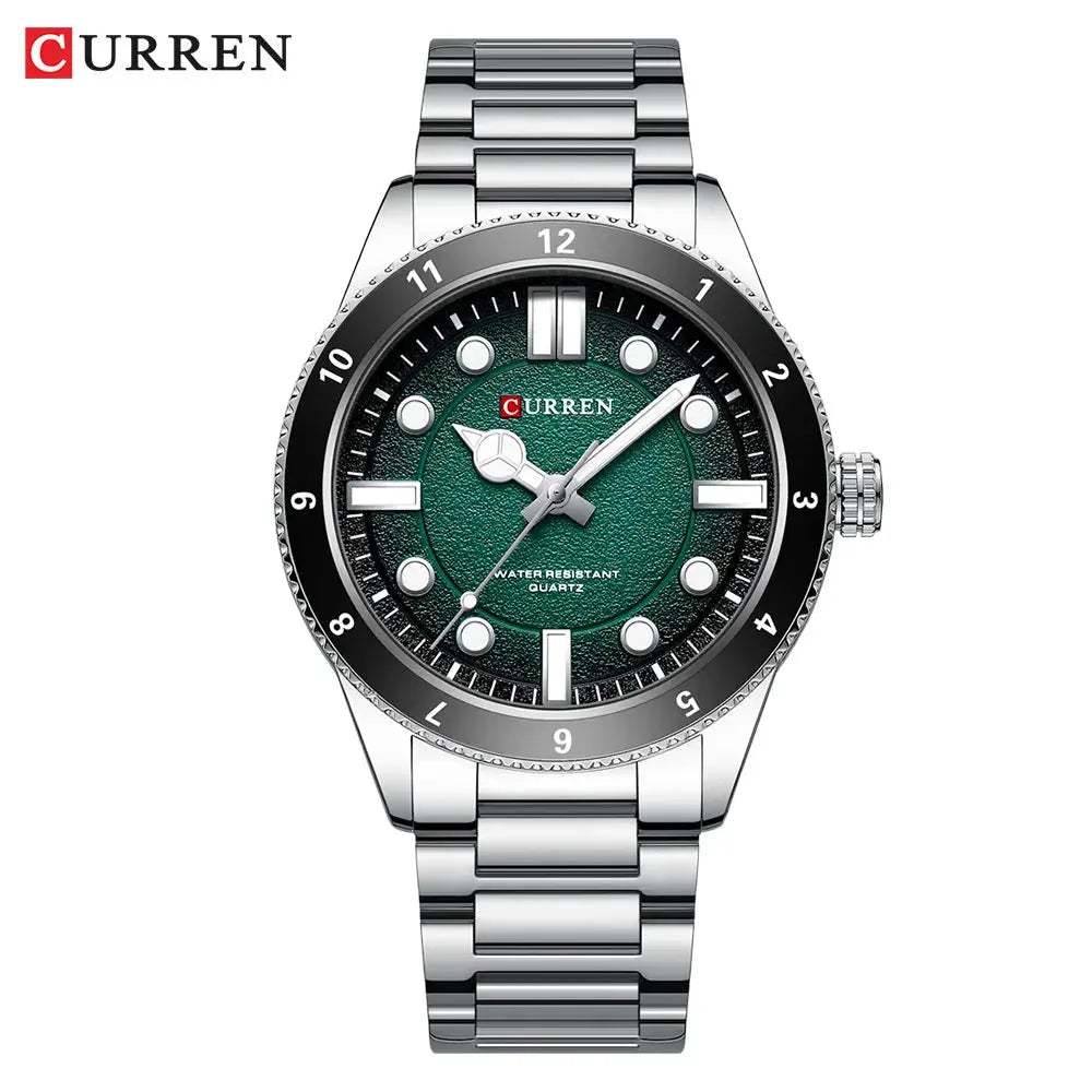 CURREN 2025 New Luxury Watch Business Waterproof Male Clock Luminous Stainless Steel Quartz Men Watch reloj hombre Gola Watches