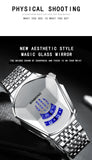 UTHAI New Men's Watch Fashion Luxury Creative New Concept Luminous Calendar Waterproof Small Tripod Quartz Watch watches for man