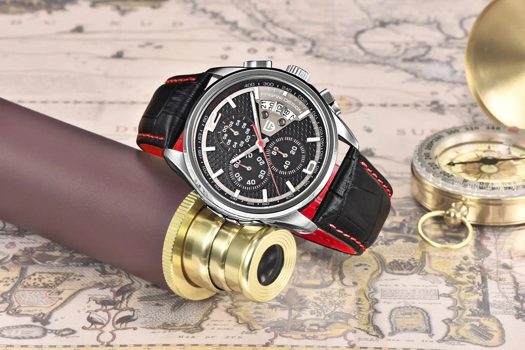 Pagani Design 2025 New Pd3306 Men's Quartz Watch Sapphire Stainless Steel 5Bar Luminous Reloj Hombre Gola Watches