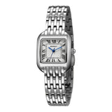 BERNY Luxury Brand Woman Watch New In High Quality S/S Square Ladies Quartz Watches Fashion Elegant Business Wristwatch