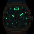 LIGE Sports Man Watch Tonnea Hollow Design Quartz Men Wristwatches Chronograph Waterproof Luminous Silicone Strap Watches Male My Store