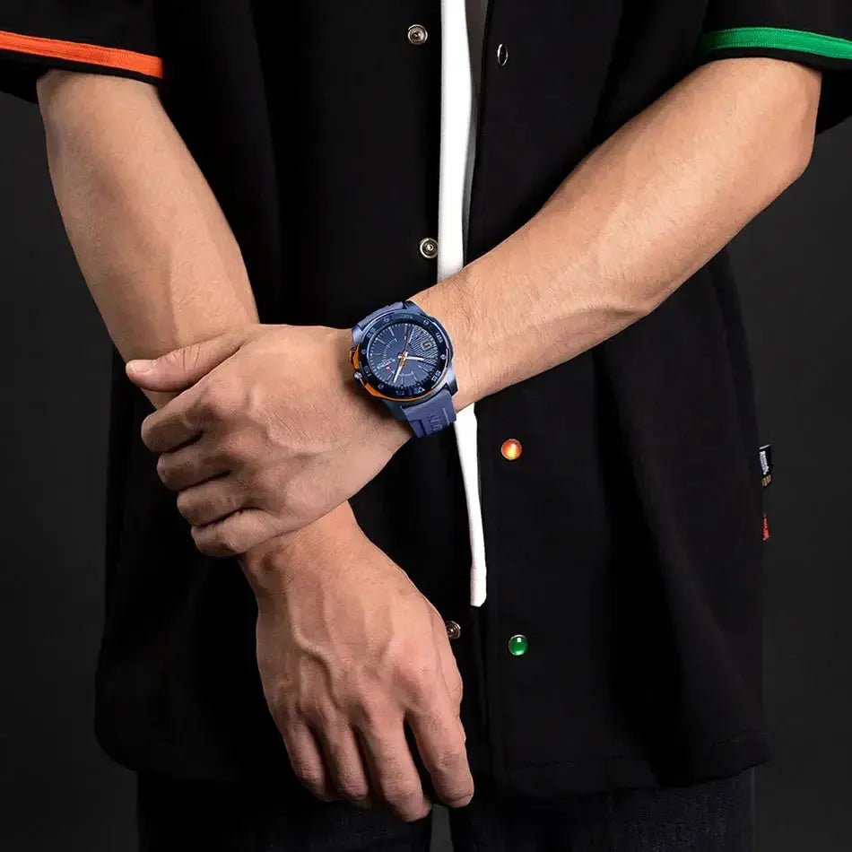 NAVIFORCE Luxury Fashion Quartz Watches for men Silicone Strap Hand Clock 50m Waterproof Japan Movement Man Sports Wristwatches My Store