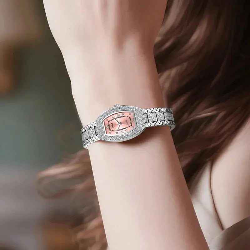 LIGE Fashion Luxury Square Watch For Woman Luminous Waterproof Date Ladies Watch Elegant Women's Quartz Watches Relogio Feminino Gola Watches