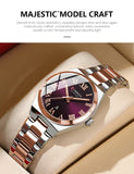 CURREN Watch Women,Watches for Women,Ladies Watches,Waterproof Fashion Dress Stainless Steel Bracelet Analog Watches Date
