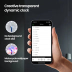 cyberpunk 3d projector led digital large wall clock modern design decoration art big wall clock Can display images and videos Gola Watches