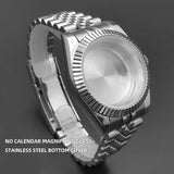 Neiton 36mm/39mm Sapphire Glass For Men Watch Case Fit NH36 NH34 NH35Movement FashionWaterproof Jubilee Stainless Steel