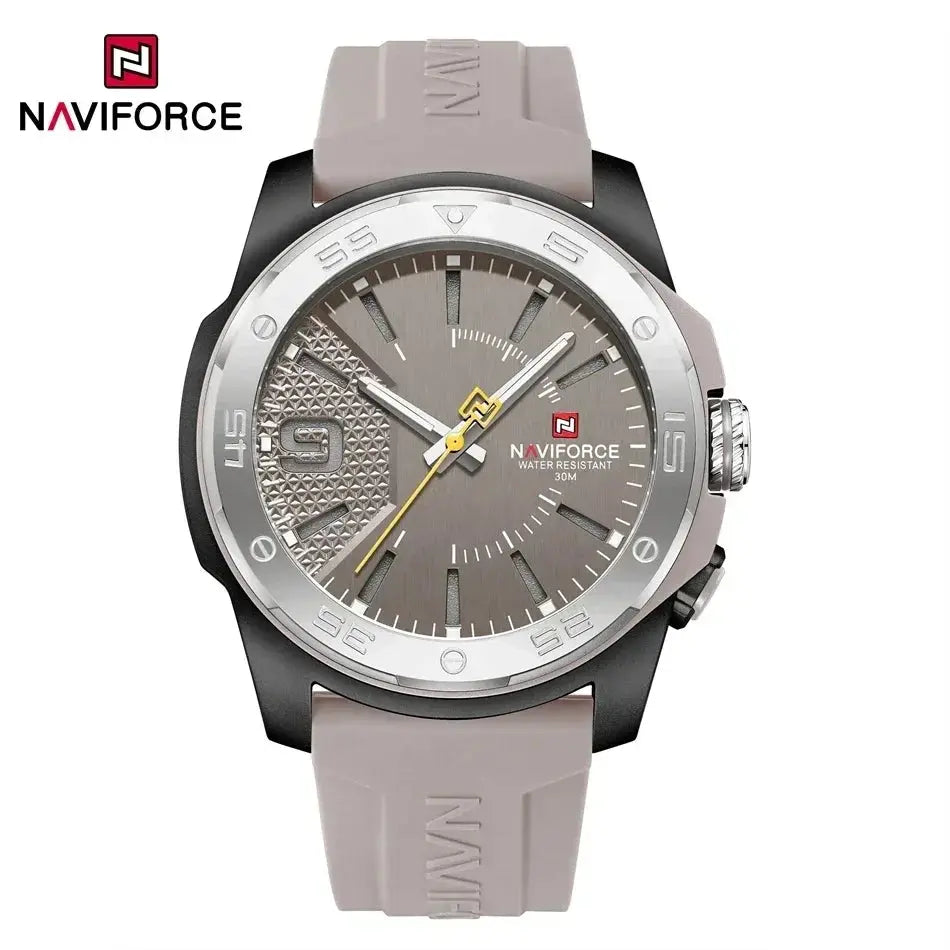 NAVIFORCE Luxury Fashion Quartz Watches for men Silicone Strap Hand Clock 50m Waterproof Japan Movement Man Sports Wristwatches My Store