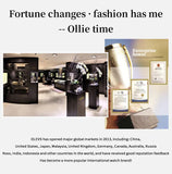 OLEVS 3638 Mens Watch Original Quartz Watch Stainless Steel Waterproof Luminous Large Dial Day Date Watches Luxury Men Box Reloj