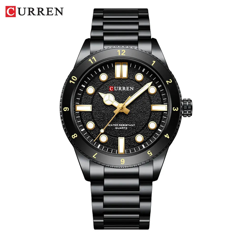 CURREN 2025 New Luxury Watch Business Waterproof Male Clock Luminous Stainless Steel Quartz Men Watch reloj hombre Gola Watches