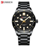 CURREN 2025 New Luxury Watch Business Waterproof Male Clock Luminous Stainless Steel Quartz Men Watch reloj hombre