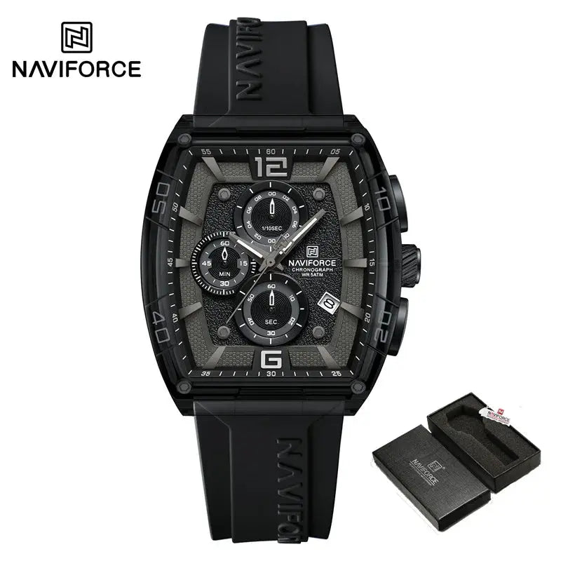 Top Brand NAVIFORCE Fashion Watches for Men Quartz Silicone Strap 50M Waterproof Date Original Man's WristWatch Reloj Hombr 2025 My Store