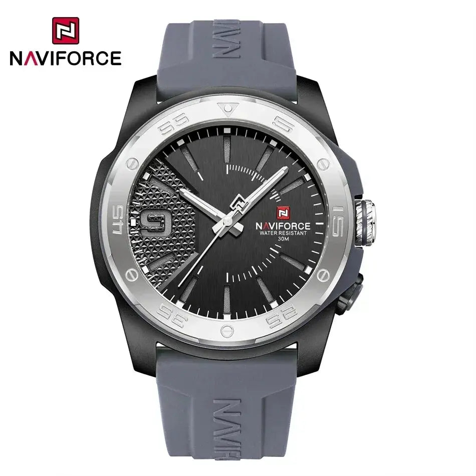 NAVIFORCE Luxury Fashion Quartz Watches for men Silicone Strap Hand Clock 50m Waterproof Japan Movement Man Sports Wristwatches My Store