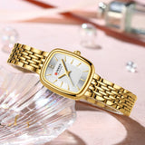 CURREN New Fashion Stainless Steel Date Women Watches Casual 30M Waterproof Girl Ladies Wristwatch Female Clock Relogio Feminino