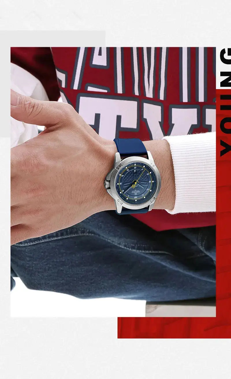 NAVIFORCE Casual Quartz Wristwatch Fashion Waterproof Men's Watches Sport Silicone Strap Male Luminous Clock Relogio Masculino My Store