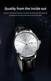 OLEVS Men's Watch Brand Business Waterproof Luminous Week Date Quartz Watch Fashion Leather Strap Classic Luxury Men's Watch