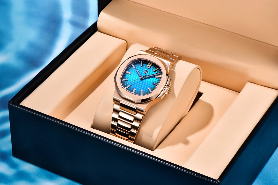 2025 New PAGANI DESIGN Watches Rose Gold Luxury Automatic Mechanical Men's Watch Sapphire Glass Stainless Steel Waterproof Clock