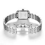 BERNY Luxury Brand Woman Watch New In High Quality S/S Square Ladies Quartz Watches Fashion Elegant Business Wristwatch Gola Watches