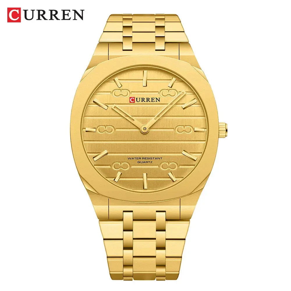 CURREN Fashion Brand Thin Quartz Watch Simple  Personalized Colors Wristwatches Waterproof 38 mm Dial Gola Watches