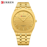 CURREN Fashion Brand Thin Quartz Watch Simple  Personalized Colors Wristwatches Waterproof 38 mm Dial