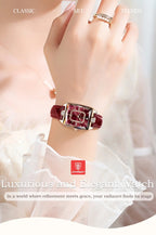 POEDAGAR Luxury High Quality Women Wristwatch Waterproof Date Rectangle Watch For Woman Leather Quartz Women's Watches Reloj+Box My Store