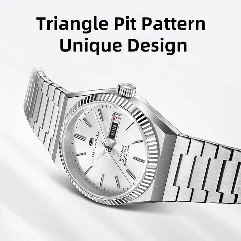 Seagull Historical Series Men Watch Bilingual Calendar Luminous Automatic Mechanical Watches Dress Wristwatch Casual Clock 1075 Gola Watches