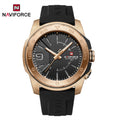 NAVIFORCE Luxury Man Watch Quartz Waterproof Luminous Date Chronograph Leather Men Wristwatch Military Sports Men's Watches My Store