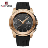 NAVIFORCE Luxury Man Watch Quartz Waterproof Luminous Date Chronograph Leather Men Wristwatch Military Sports Men's Watches