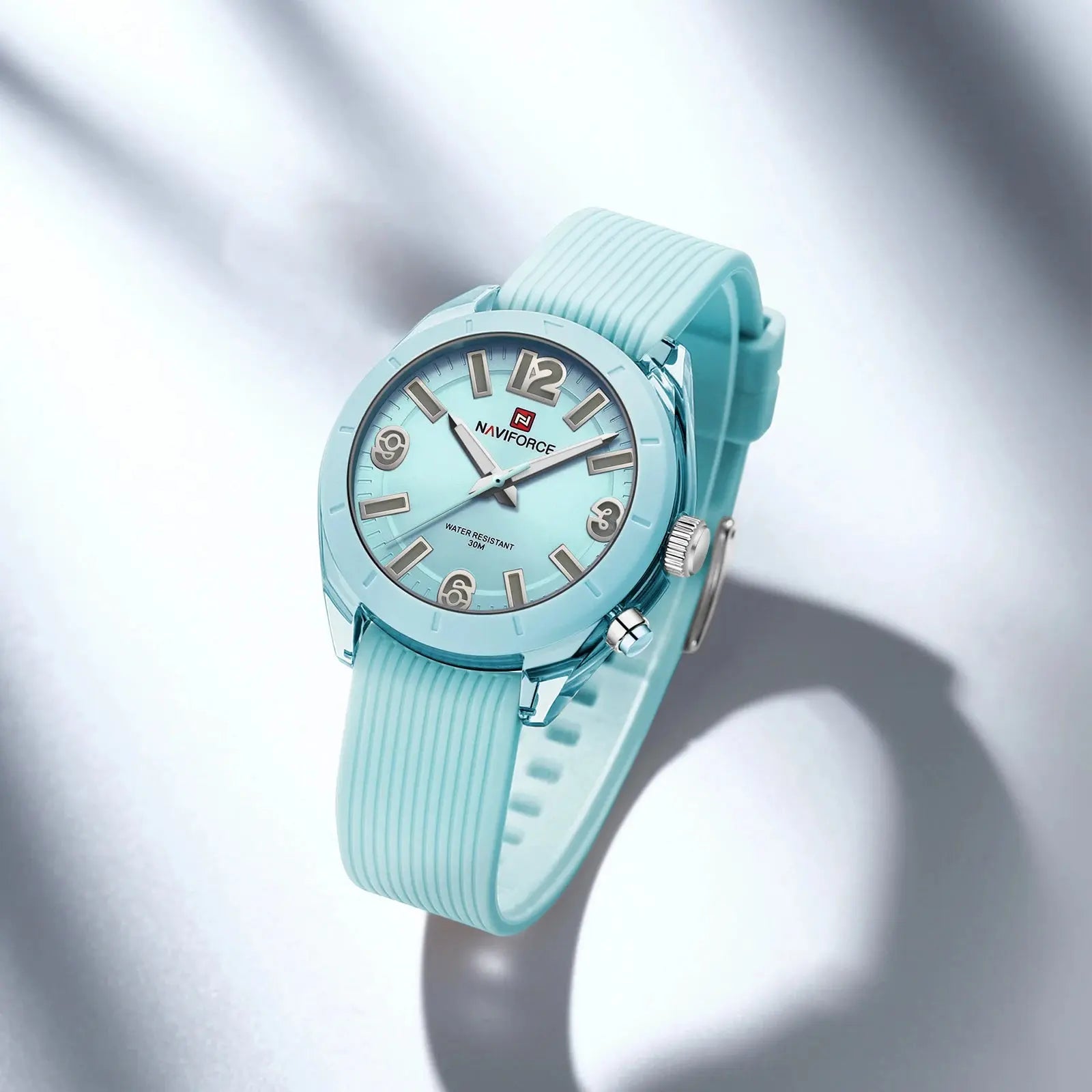 NAVIFORCE Women's Waterproof Watch Fashion Casual Luminous Display Quartz Wristwatch with Silicone Band Reloj Mujer High Quality My Store