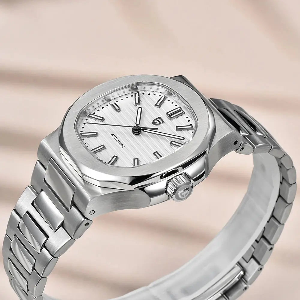 2025 New PAGANI DESIGN Watches Rose Gold Luxury Automatic Mechanical Men's Watch Sapphire Glass Stainless Steel Waterproof Clock Gola Watches