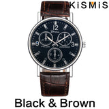 Men Leather Strap Quartz Watches Fashion Business Casual Sports Watch Male Accessories Stylish Clocks for Men