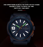 NAVIFORCE Luxury Fashion Quartz Watches for men Silicone Strap Hand Clock 50m Waterproof Japan Movement Man Sports Wristwatches