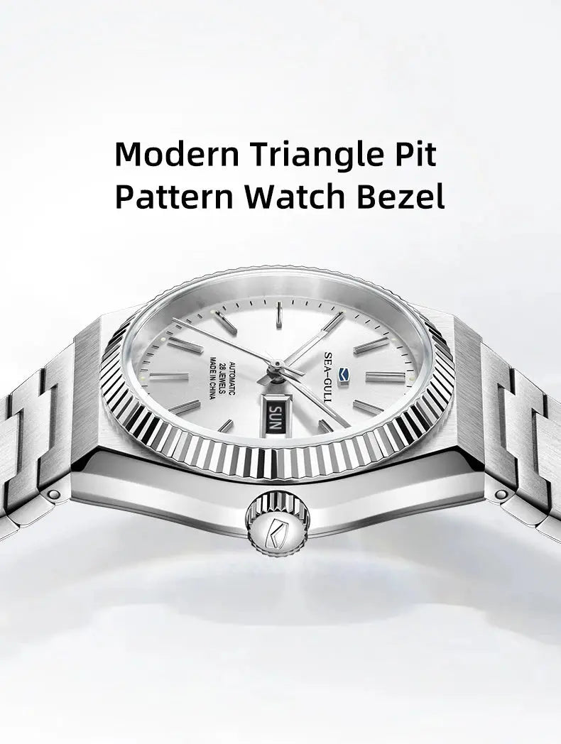 Seagull Historical Series Men Watch Bilingual Calendar Luminous Automatic Mechanical Watches Dress Wristwatch Casual Clock 1075 Gola Watches