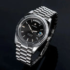 2023 New Sugess Watch of Men 40mm Day Date Automatic Dandong SL3034 Movement Retro Mechanical Wristwatch Sapphire Glass Golden Gola Watches