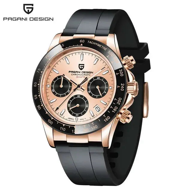 PAGANI DESIGN PD-1664 – Men's Quartz Watch 40mm Chronograph Sapphire 10BAR Gola Watches