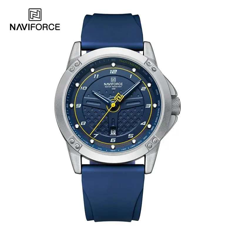 NAVIFORCE Casual Quartz Wristwatch Fashion Waterproof Men's Watches Sport Silicone Strap Male Luminous Clock Relogio Masculino My Store