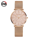 Women Watch Top Brand Japan Quartz Movement 36mm Rose Gold Waterproof Fashionable Nordic Minimalist Ladies Watches