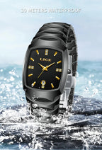 LIGE New Ladies Waterproof Watch Luxury Ceramic Braceletz Women Watches Creative Fashion Original Elegant Quartz Wristwatch Gift Gola Watches