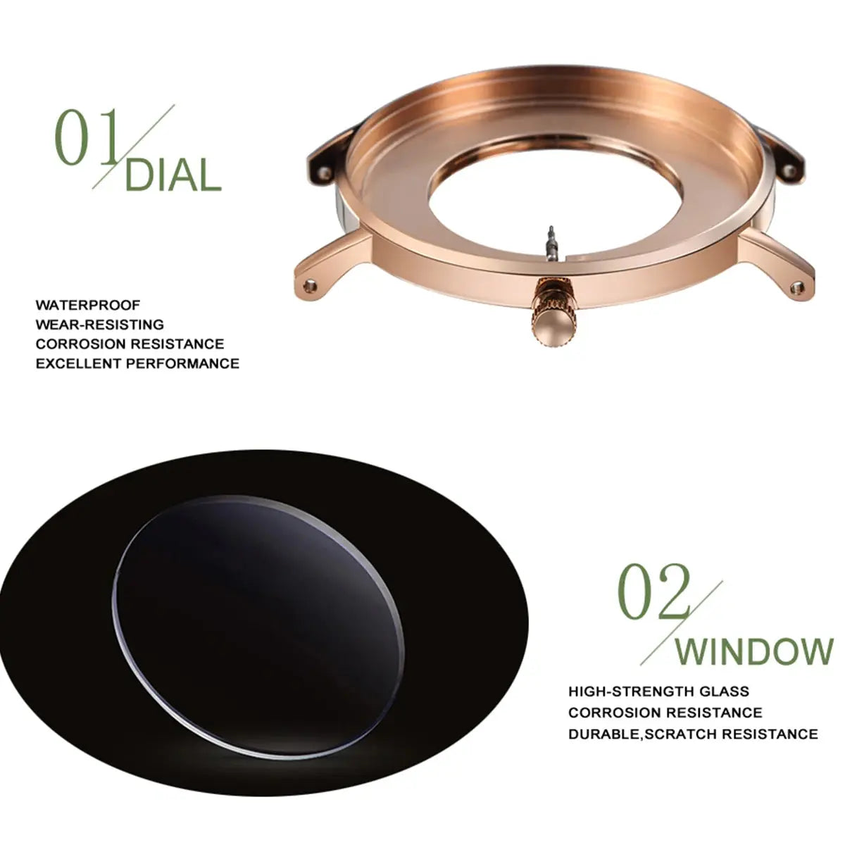 2023 New Women Bracelet Watch 1 Set Japan Quartz Movement Simple Rose Gold Stainless Steel Mesh Student Watches Relogio Feminino Gola Watches