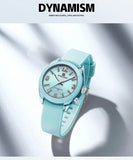 NAVIFORCE Women's Waterproof Watch Fashion Casual Luminous Display Quartz Wristwatch with Silicone Band Reloj Mujer High Quality