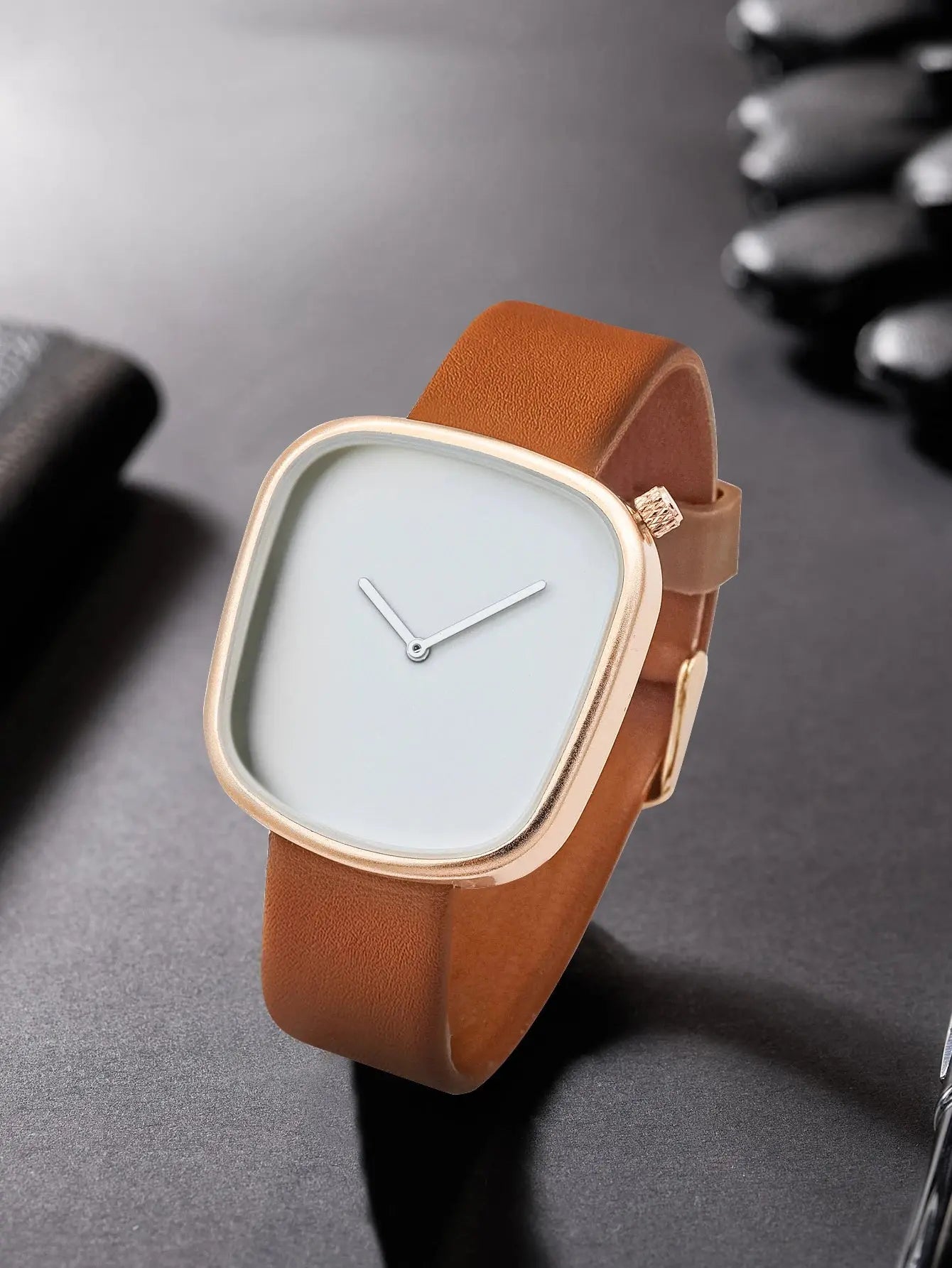 TOMI Watch Minimalist Men's Square Fashion Ultra thin Watch Minimalist Women's High Quality Elegant Quartz Watch Clock Gift Gola Watches