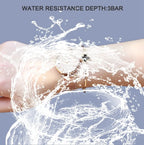 2023 New Women Bracelet Watch 1 Set Japan Quartz Movement Simple Rose Gold Stainless Steel Mesh Student Watches Relogio Feminino Gola Watches